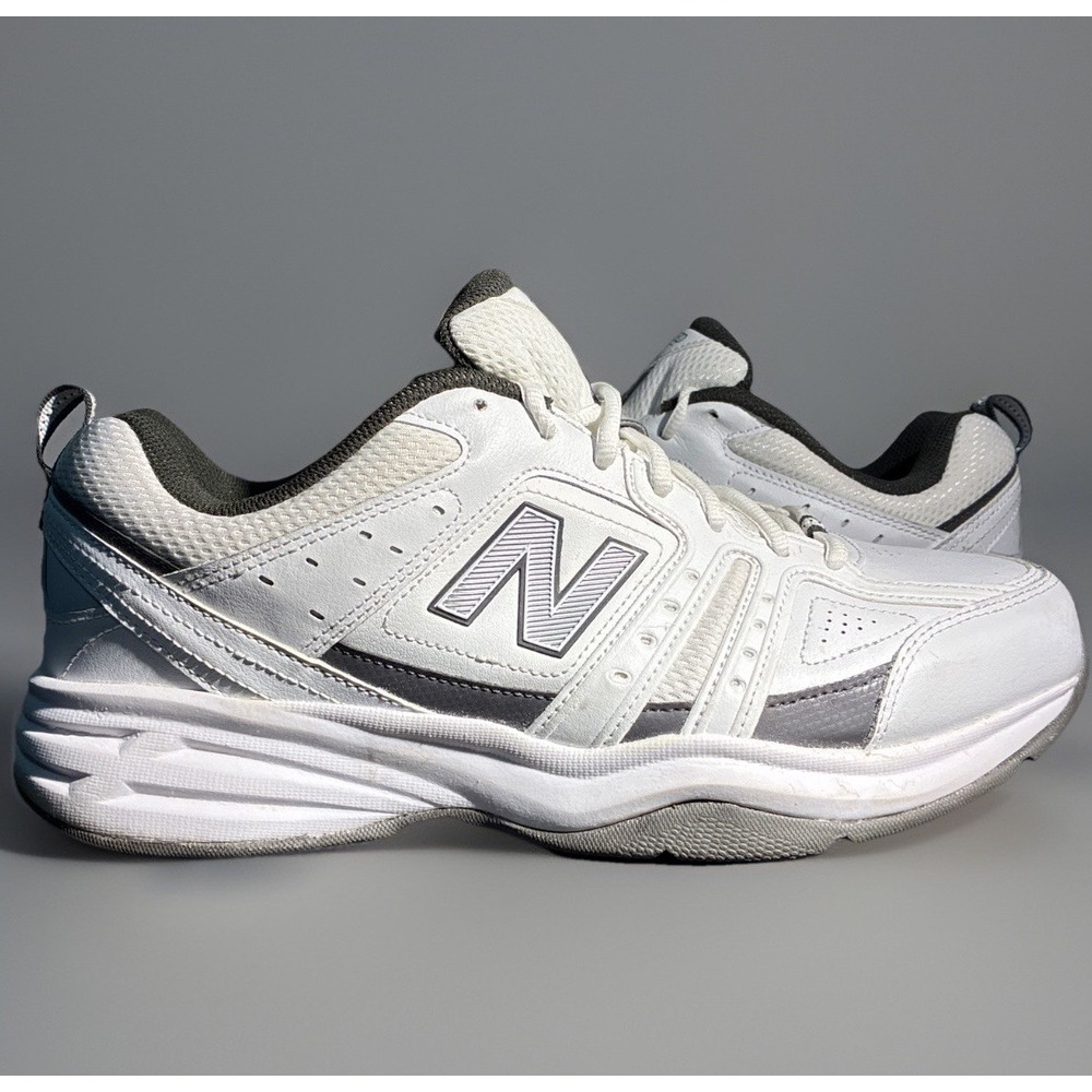 New Balance 409 V2 Mens Size 11 4E White Gray Leather Sneaker MX409WG2 Wide